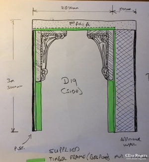 Pair Of Monumental Gujarati Wooden Corbels 18/19Th Cent (300 X 250Cm Constructed) Architectural
