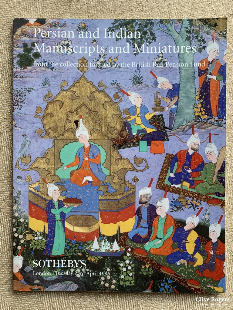 Persian & Indian Manuscripts Miniatures Sothebys 23 Apr 1996