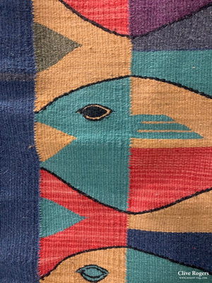 Polish Tapestry Possibly By Spoldzielnia Pracy Rlia ( 140 X 73Cm)