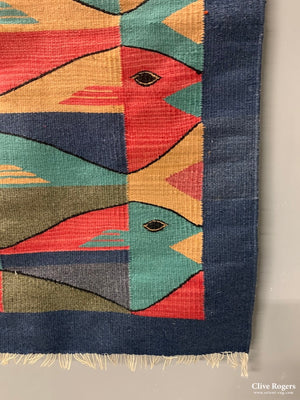 Polish Tapestry Possibly By Spoldzielnia Pracy Rlia ( 140 X 73Cm)