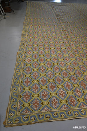 Portuguese Arraiolos Needlework Oversize Carpet (622 X 493Cm) Oversize Carpet