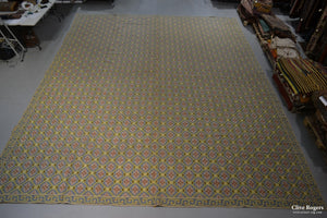 Portuguese Arraiolos Needlework Oversize Carpet (622 X 493Cm) Oversize Carpet