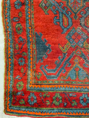 Turkish 'red Turkey' carpet hall kelleigh runner (391 x 126cm)