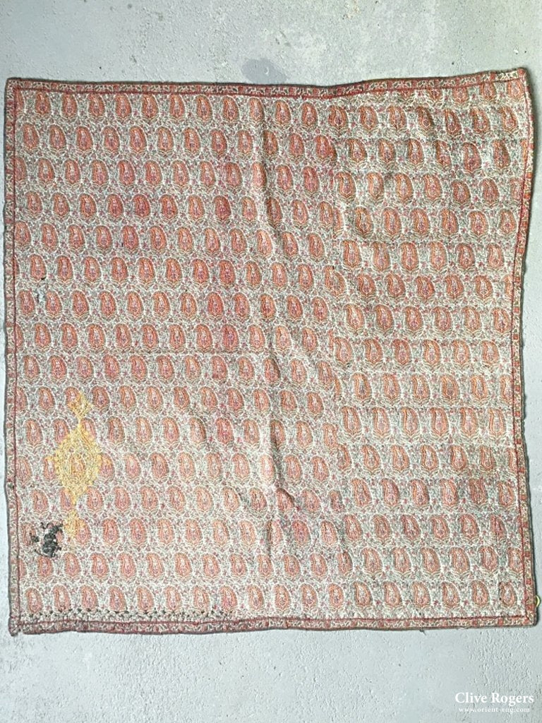 Qajar Termeh Fine Wool Twill Coverlette (80 X 100Cm) Twill