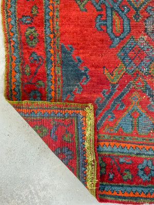 Turkish 'red Turkey' carpet hall kelleigh runner (391 x 126cm)