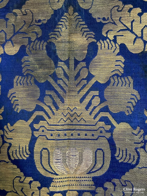 Russian Silk Brocade Patchwork 19Th Cent Brocade