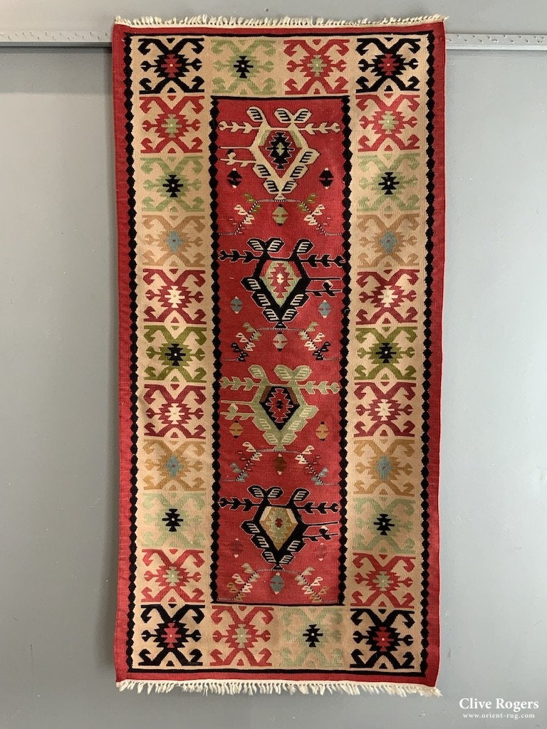 Roumanian Kilim Circa 1970 (167 X 84Cm)