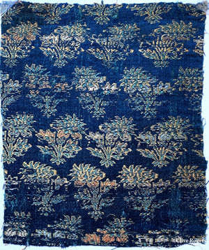 Safavid Silk Brocade Fragment Early 17Th Cent Brocade