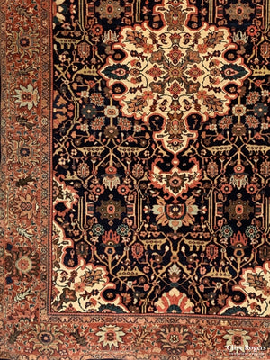 Persian Sarouk Jozan Rug Early 20Th Cent Rug