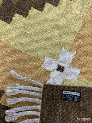 Scandinavian Designed Tapestry Carpet By Ingegard Silow Probably 1960/70S Flatweave