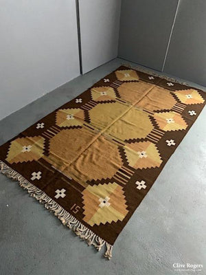 Scandinavian Designed Tapestry Carpet Probably 1960/70S Flatweave