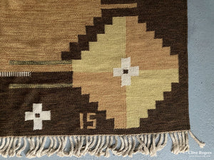 Scandinavian Designed Tapestry Carpet Probably 1960/70S Flatweave