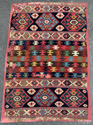 Mounted Kilim (157 X 110Cm)