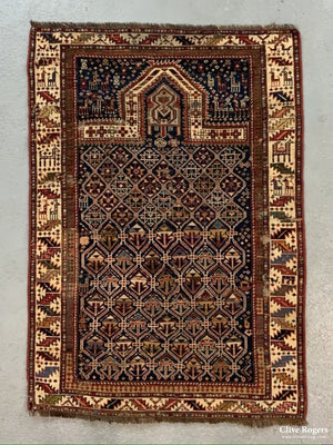 Caucasian Antique Prayer Rug (153 X 111Cm) Rug