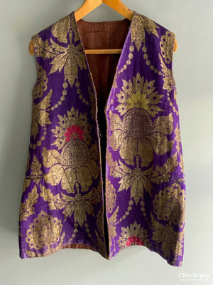 Silk Brocaded Waistcoat (68 X 55Cm)