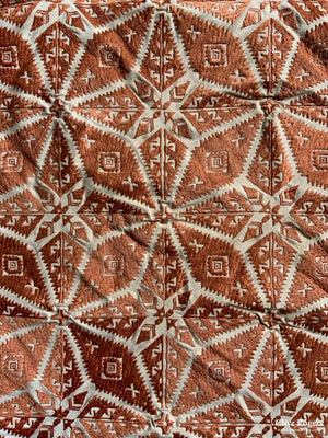 Silk Embroidered Cushion Cover (46 X 44Cm)