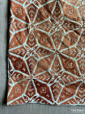 Silk Embroidered Cushion Cover (46 X 44Cm)