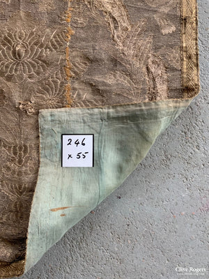 Silver Brocade (246 X 55Cm)