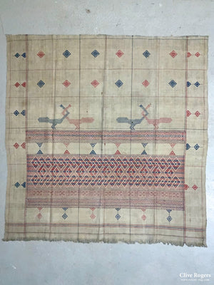 Sri Lankan Section From An Etirila Cape (96 X 96 Cm) Cloth