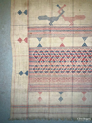 Sri Lankan Section From An Etirila Cape (96 X 96 Cm) Cloth