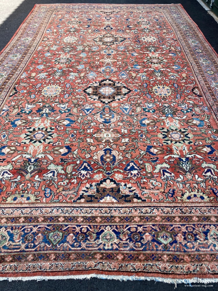 Sultanabad Mahal Oversize Carpet (596 X 343Cm) Oversize Carpet