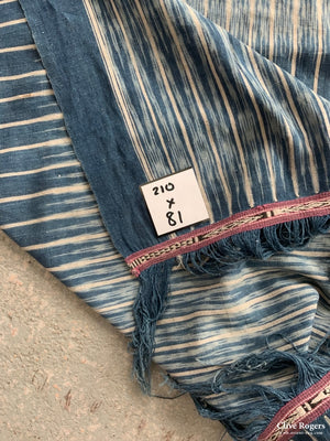 Sumatran Cotton Batak Ulos Warp Ikat (210 X 81Cm)