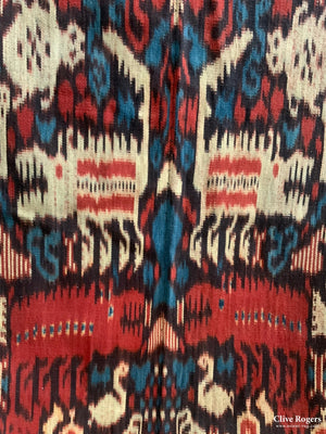 Sumba Hinggi Cotton Warp Ikat Cloth