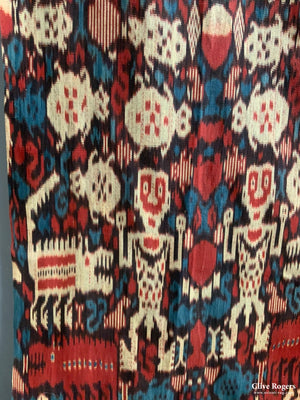 Sumba Hinggi Cotton Warp Ikat Cloth