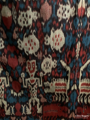 Sumba Hinggi Cotton Worp Ikat Cloth