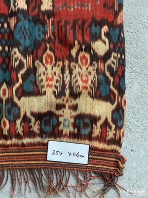 Sumba Hinggi Cotton Warp Ikat Cloth