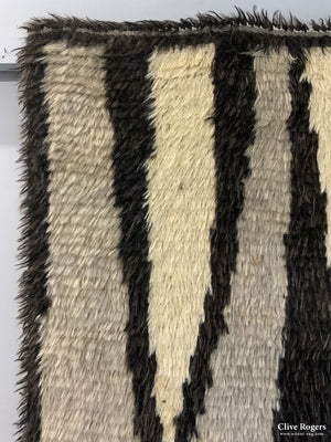 Swedish Or Finish Riya Rug 1960 / 70S ( 192 X 112Cm)
