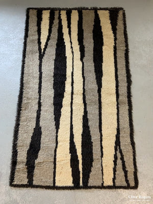 Swedish Or Finish Riya Rug 1960 / 70S ( 192 X 112Cm)
