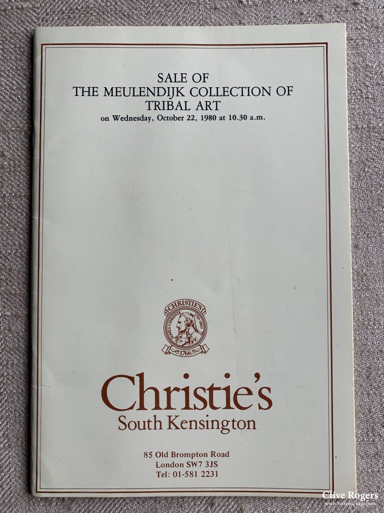 The Meulendijk Collection Christies 22 Oct 1980