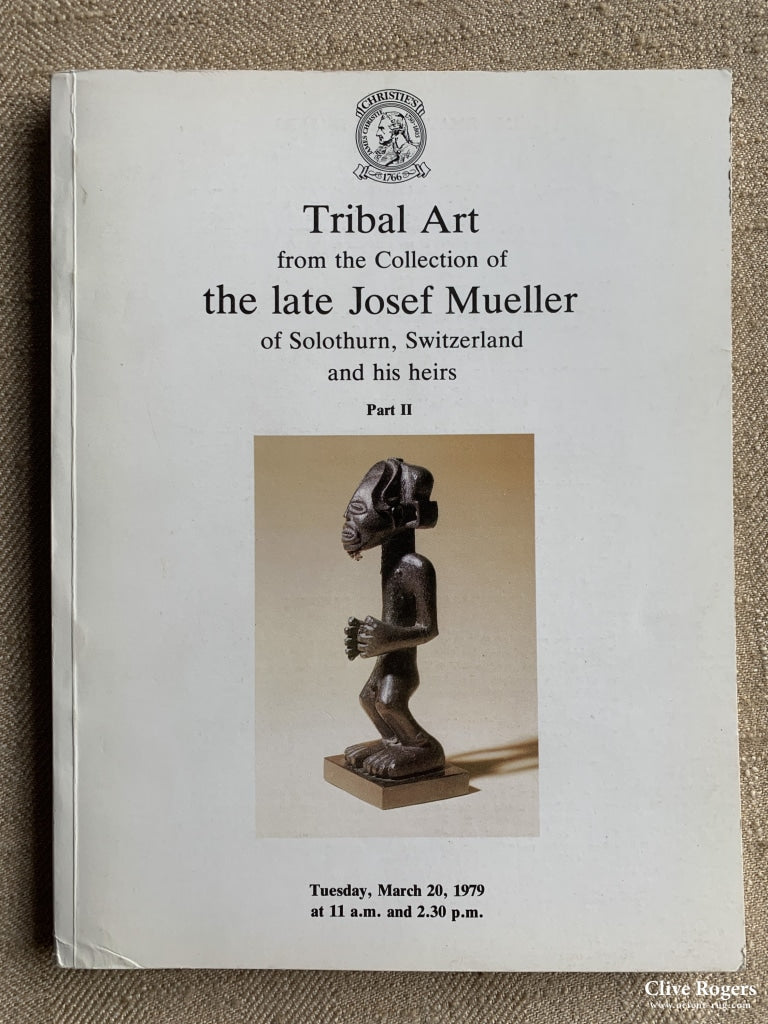 Tribal Art Josef Mueller Collection Christies 20 Mar 1979