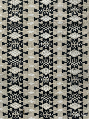 Tunisian Berber Pale Colour Brocaded Flatweave Rug (Af) (254 X 146Cm) Flatweave