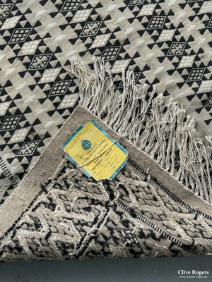 Tunisian Berber Pale Colour Brocaded Flatweave Rug (Af) (254 X 146Cm) Flatweave