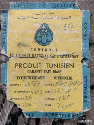 Tunisian Berber Pale Colour Brocaded Flatweave Rug (Af) (254 X 146Cm) Flatweave