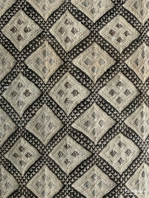 Tunisian Berber Pale Colour Brocaded Flatweave Rug (Af) (259 X 180Cm) Flatweave