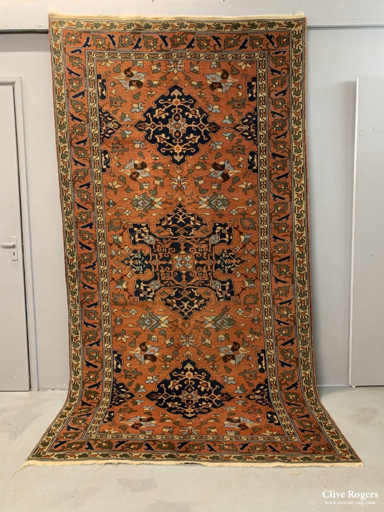 Turkish Or Rumanian Carpet With 17Th Cent Star Ushak Design 1940S Carpet
