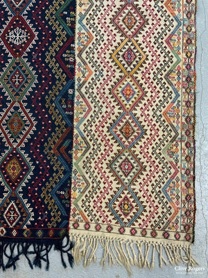 Turkish Anatolian Antique Cicm Tent Divide (325 X 169Cm)