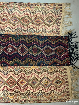 Turkish Anatolian Antique Cicm Tent Divide (325 X 169Cm)