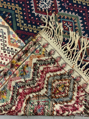 Turkish Anatolian Antique Cicm Tent Divide (325 X 169Cm)