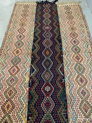 Turkish Anatolian Antique Cicm Tent Divide (325 X 169Cm)