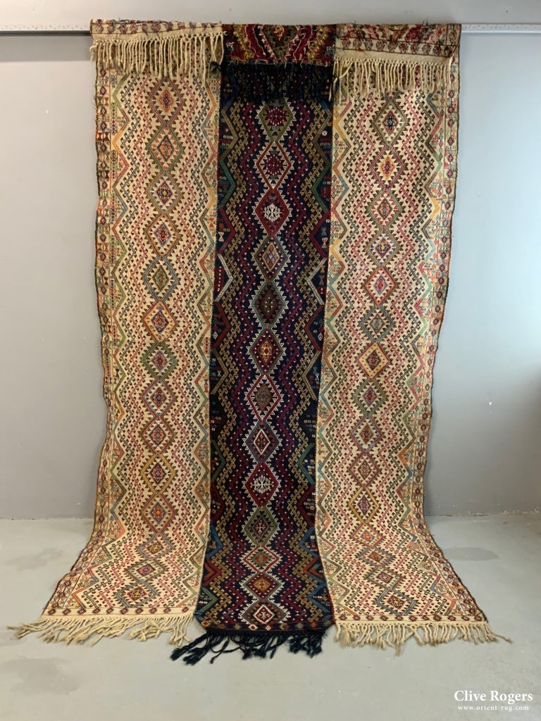 Turkish Anatolian Antique Cicm Tent Divide (325 X 169Cm)