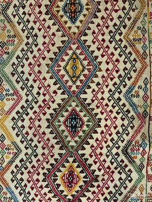 Turkish Anatolian Antique Cicm Tent Divide (325 X 169Cm)