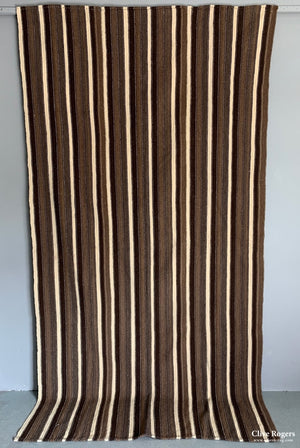 Turkish Anatolian Warpface Flatweave In Natural Sheeps Wool Colours Mid 20Th Cent Flatweave