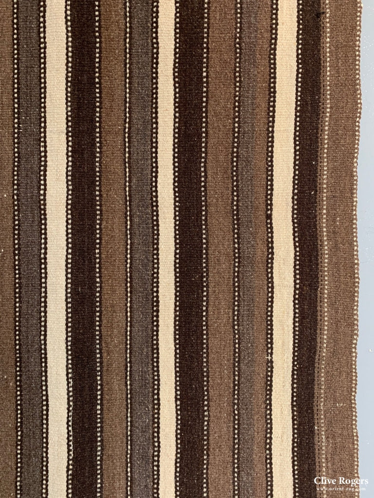 Turkish Anatolian Warpface Flatweave In Natural Sheeps Wool Colours Mid 20Th Cent Flatweave
