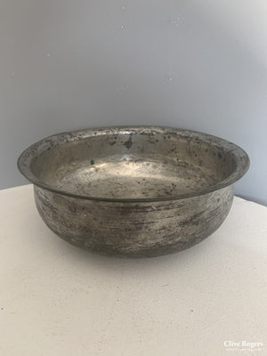 Turkish Antique Bath Bowl Tinned Copper 18/19 Cent Bowl