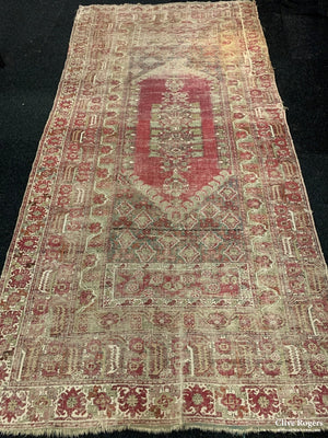 Turkish Antique Ghiordes Carpet (333 X 163Cm)