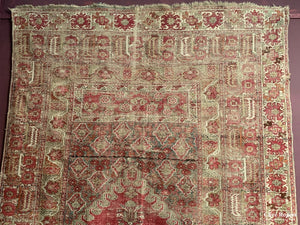 Turkish Antique Ghiordes Carpet (333 X 163Cm)